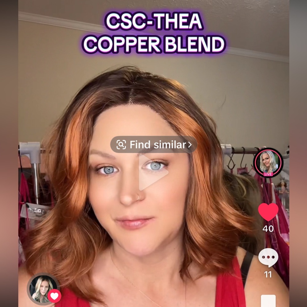 CSC-Thea Copper Blend Wig